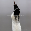 Crystal Design Bridal Gown Champagne Prom mermaid lace wedding dress